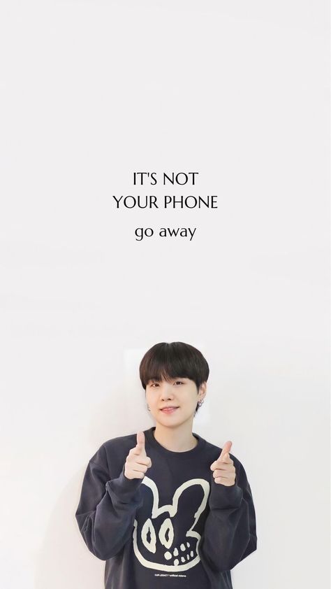 Bts Don't Touch My Phone, Suga Lyrics, Dont Touch My Phone Bts, Funny Lock Screen Wallpaper, Savage Wallpapers, Funny Lockscreen, Cartoon Love Photo, Park Jimin Bts Wallpaper, Bts Wallpaper Lyrics