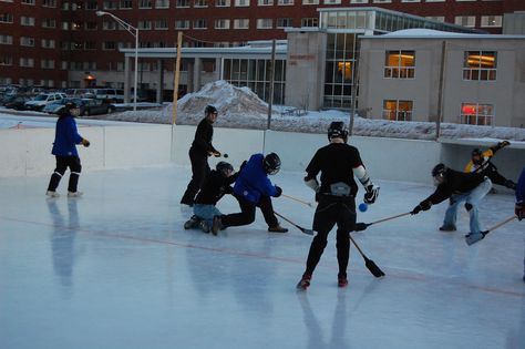 Broomball at Michigan Tech-favorite spring semester past time Michigan Tech, Spring Semester, Dorm Life, Jan 1, Great Places, Fun Activities, Places Ive Been, Places To Go, Michigan