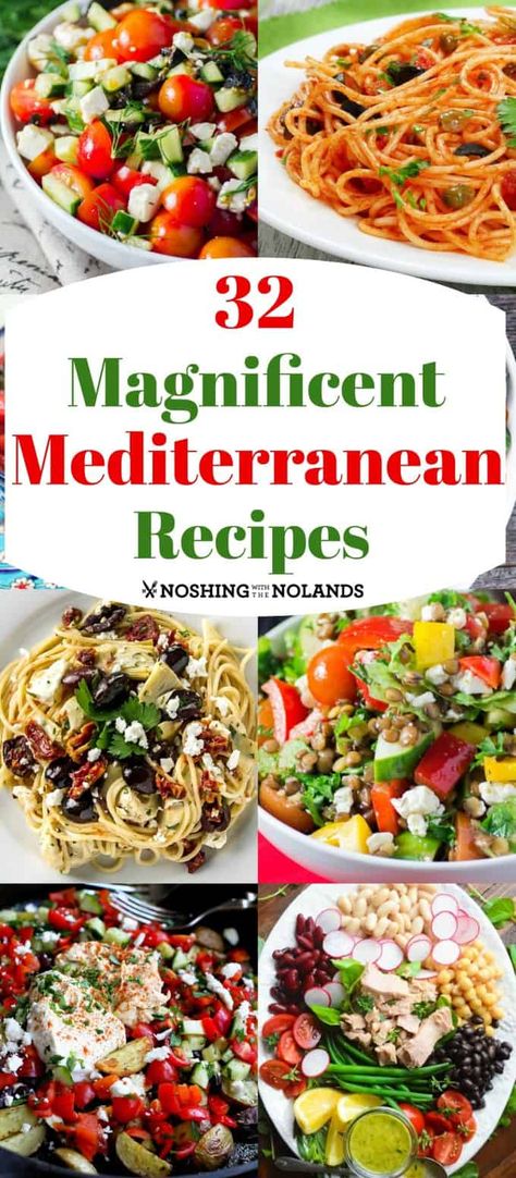 Mediterranean Diet Food List, Mediterranean Recipes Healthy, Mediterranean Diet Recipes Dinners, Mediterranean Diet Meal Plan, Easy Mediterranean Diet Recipes, Mediterranean Diet Plan, Mediterranean Cuisine, Mediterranean Dishes, Mediterranean Diet Recipes