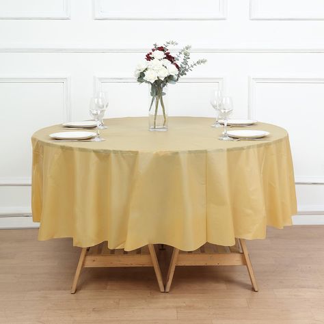 Gold Tablecloth, Waterproof Tablecloth, Restaurant Decoration, Plastic Table Covers, Plastic Table, Event Table, Stylish Tables, Plastic Tablecloth, Plastic Tables