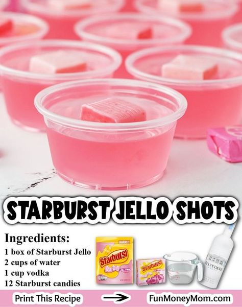 Drinks For Parties, Jello Shots Pink Whitney, Starburst Jello Shots, Pink Jello Shots, Starburst Watermelon Jello Shots, Pink Starburst Jello Shots, Jell-o Shots With Vodka, Pink Led Lights, Pink Starburst