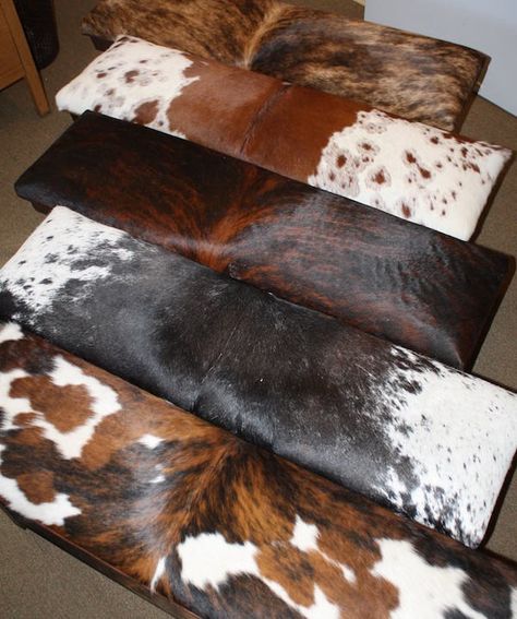 Cowhide trend Different Interior Styles, Brown Leather Sofa Living Room, Cowhide Upholstery, Cowhide Fabric, Summer Living Room, Leather Sofa Living Room, Faux Cowhide, Cow Decor, Blue Floor