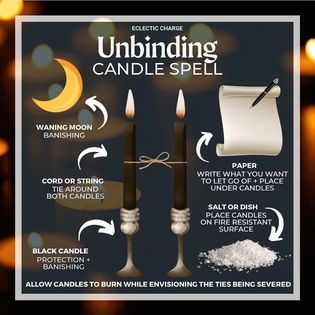 EarthMagick - Unbinding candle spell ~ I Have a Spell... Unbinding Spell Candle, Unbinding Spell, Wiccan Knowledge, Money Oil Recipe, Black Candle Spells, Candle Magic Colors, Candle Magick Spells, Virgo Emotions, Money Oil