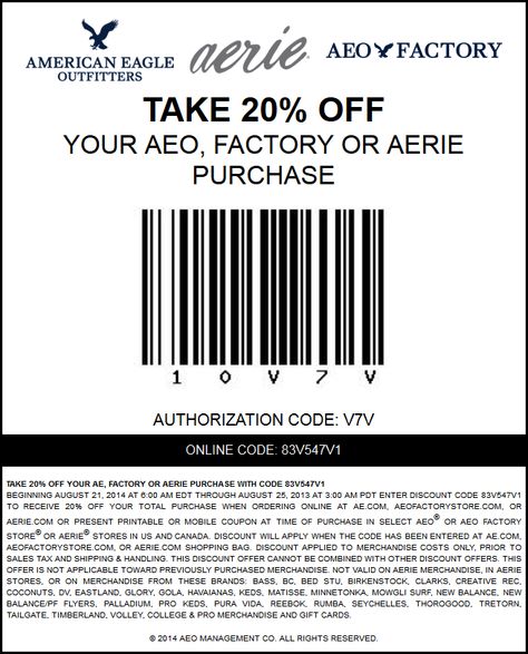 Pinned August 22nd: 20% off at American #Eagle Outfitters, Aerie & factory locations, or online via promo code 83V547V1 #coupon via The #Coupons App Promo Codes For Aerie, American Eagle Aerie, Coupon Apps, 20 % Off, Promo Codes, American Eagle Outfitters, American Eagle, Coding, Clothes