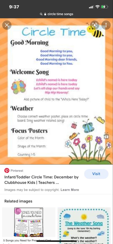 September Circle Time Ideas, Greeting Time Preschool, Preschool Morning Circle Time Songs, Sunshine Songs Preschool, Circle Time Themes For Preschool, Circle Time Ideas For One Year Olds, Good Morning Songs For Preschool Circle Time, Circle Time Daycare, Circle Time Activities For Infants