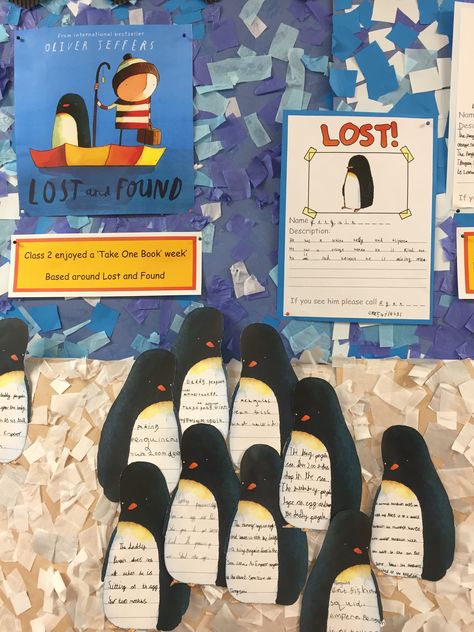 You Choose Book Eyfs Activities, Lost And Found Oliver Jeffers Eyfs Activities, Lost And Found Oliver Jeffers Activities, Lost And Found Oliver Jeffers, Oliver Jeffers Activities, Year 1 Continuous Provision Seasons, Year 2 Continuous Provision Writing, Display Boards For School, Oliver Jeffers