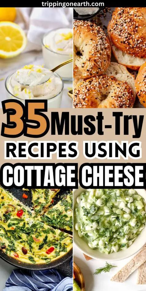 Healthy Dinner Recipes Cottage Cheese, What Goes Good With Cottage Cheese, Ricotta And Cottage Cheese Recipes, Recipes Made With Cottage Cheese, Uses For Cottage Cheese, Cottage Cheese Recipes Savory, Cottage Cheese Savory Recipes, Recipes That Use Cottage Cheese, Baking With Cottage Cheese