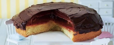 Giant Jaffa Cake, Jaffa Cake Recipe, Asda Recipes, Jaffa Cakes, Orange Jelly, Jaffa Cake, Dark Chocolate Ganache, Orange Marmalade, Bake Off