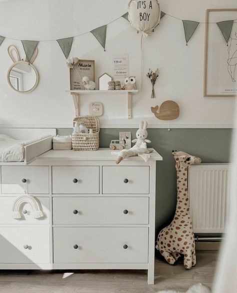 Baby Shelves, Baby Changing Station, Baby Boy Bedroom, Baby Boy Room Decor, Baby Room Inspiration, Nursery Room Inspiration, White Nursery, Nursery Inspo, Dream Baby