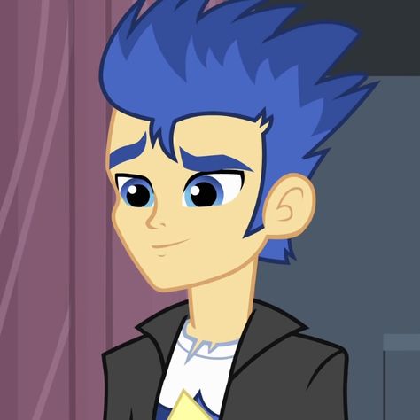 Mlp Flash Sentry, Hear Me Out Cake Characters, Blonde Brown Hair Color, Mens Blue Hair, Flash Sentry, Girl Film, My Little Pony Equestria, Mlp Characters, Equestria Girl