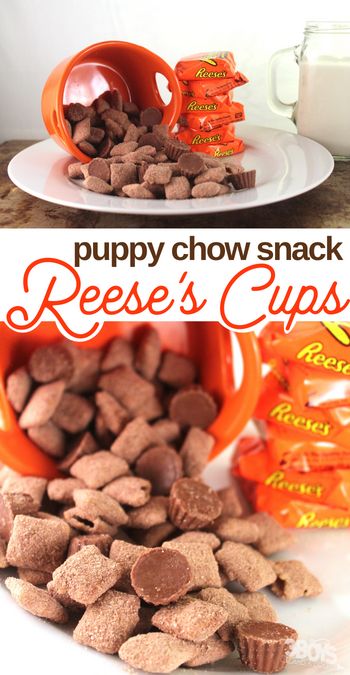 Reeses Puppy Chow, Peanut Butter Puppy Chow, Best Puppy Chow Recipe, Peanut Butter Muddy Buddies, Puppy Chow Snack, Chex Mix Puppy Chow, Muddy Buddy, Reese's Peanut Butter Cup, Puppy Chow Recipes