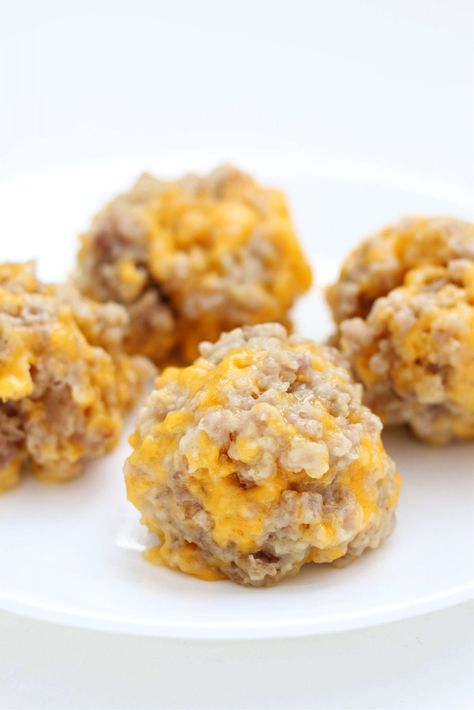 Ryan Seacrest's Sausage Balls (Instant Pot, Slow Cooker or Oven Baked) are an easy 3 ingredient recipe! You can serve these for breakfast, brunch or dinner. They taste great with a side of pancakes. Slow Cooker Pork Shoulder, Hot Beef Sandwiches, Sausage Balls, 3 Ingredient Recipes, Ryan Seacrest, Slow Cooker Pork, Easy Instant Pot Recipes, Insta Pot, Ninja Foodi