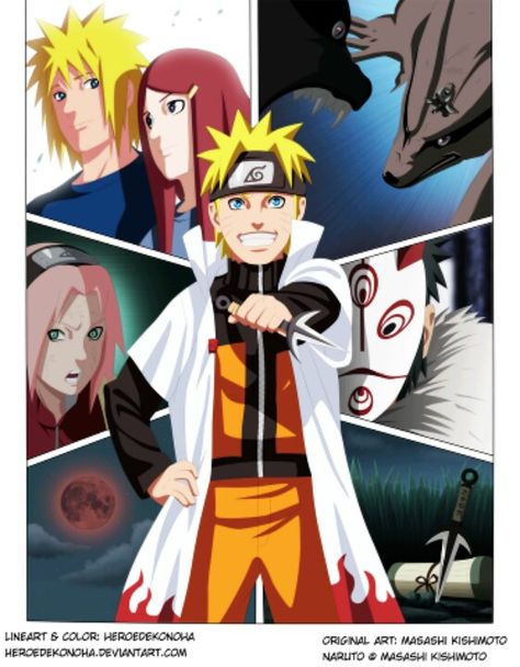 Naruto! Naruto Road To Ninja, Naruto Photos, Naruto Jutsu, Lineart Color, Ninja Wallpaper, Naruto Merchandise, Anime Universe, Naruto The Movie, Naruto Family