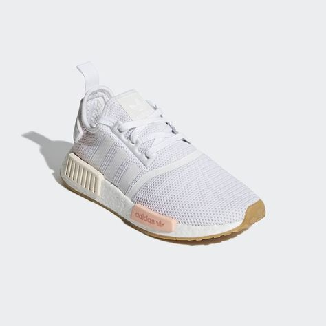 Adidas White Shoes, Adidas Nmd R1, Nmd R1, Adidas Nmd, Heritage Fashion, Cute Comfy Outfits, Shoes White, Adidas Online, White Adidas