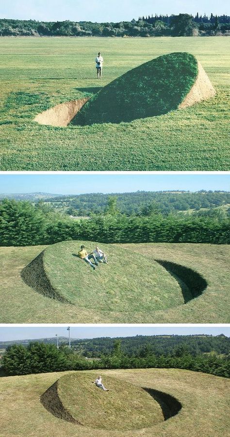 Land Art Sculpture, Natural Sculpture, Space Landscape, Land Design, Natural Architecture, Landform, Sculpture Garden, Landscape Architecture Design, Earth Art