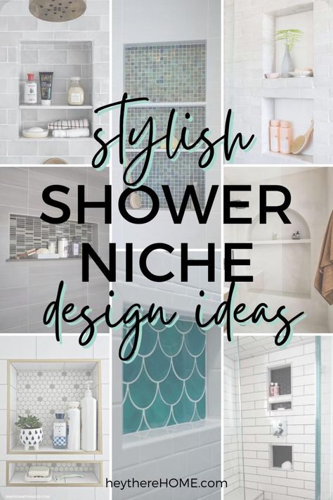 15 Stylish Shower Niche Ideas - Hey There, Home