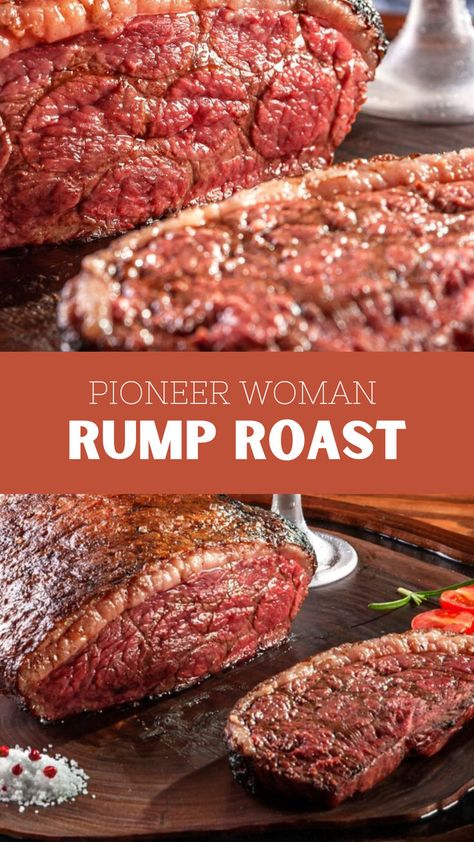 Pioneer Woman Rump Roast Cooking A Rump Roast, Crockpot Rump Roast, Beef Rump Roast, Rump Roast, Beef Rump, Grilled Roast, Beef Round, Cook Healthy, Cook Dinner