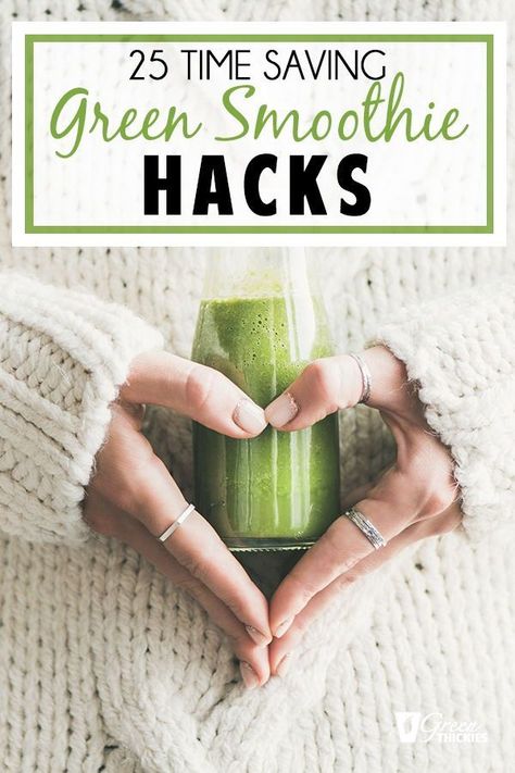 Here's 25 green smoothie hacks to help you speed up, save money, get healthier and enjoy the process a little bit more!  Click the link to find out what those 25 benefits are.  #greenthickies #greensmoothie #greensmoothies #healthy #greensmoothiehacks #leafygreens Oatmeal Jars, Smoothie Hacks, Detox Cleanse Recipes, Oatmeal In A Jar, Best Diet Drinks, Clean Eating Detox, Green Smoothie Diet, Detox Kur, Smoothie Drink Recipes