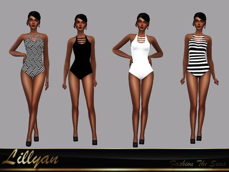 The Sims Resource - Bikini Heleonor Sims Community, Sims Resource, Womens Swimwear, Women Swimsuits, Sims 4, One Piece, Clothes