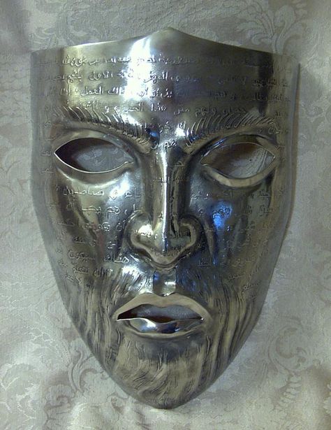 kingdom of heaven mask | ... mask from kingdom of heaven but but with a few personalized touches Metal Casting Jewelry, Metal Mask, Helmet Paint, Magick Book, Armadura Medieval, World Of Darkness, Cool Masks, Traditional Games, Goth Art