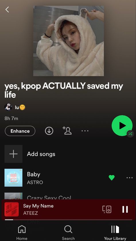 Korean Playlist Name Ideas, Kpop Music Playlist, Kpop Playlist Names, Kpop Spotify Cover, Spotify Music Playlist, Spotify Albums, Songs Spotify, Aesthetic Playlist, Idea Story