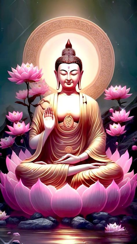 Gautam Buddha Image, Blessing Buddha, Buda Wallpaper, Buddha Wallpaper Iphone, Buddha Wallpaper, Iphone Wallpaper Clock, Buddha Wall Decor, Buddhism Wallpaper, Image Zen