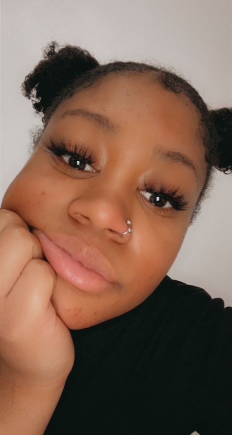 Nose Piercing On Flat Nose, Nose Piercing Flat Nose, Girls With Nose Piercing, Piercing Flat, Cute Nose Piercings, Nose Piercings, Flat Nose, Rings For Girls, Nose Piercing