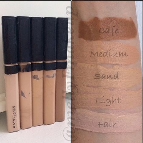 Reposting these swatches I did of my Maybelline Fit Me concealers since I just talked about how good they were the other day. I have some other concealer swatches I want to repost as well since I think they will be helpful for those who asked about colors 😃 #makeup #makeuplover #makeupaddict #makeupjunkie #beauty #beautylover #beautyaddict #beautyblogger #beautyreview #cosmetics #maybelline #fitme #concealer #makeupswatches Fit Me Concealer Shades, Fit Me Concealer, Maybelline Concealer, Maybelline Fit Me Concealer, Maybelline Fit Me Foundation, Makeup Blender Sponge, Organizer Ideas, Makeup Blender, Concealer Shades