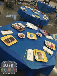 How to Host a Book Tasting to Teach Genres | Fun in Fourth Teaching Genre, Book Tasting, Reading Display, Library Events, Library Inspiration, Library Activities, Middle School Reading, 4th Grade Reading, Book Clubs