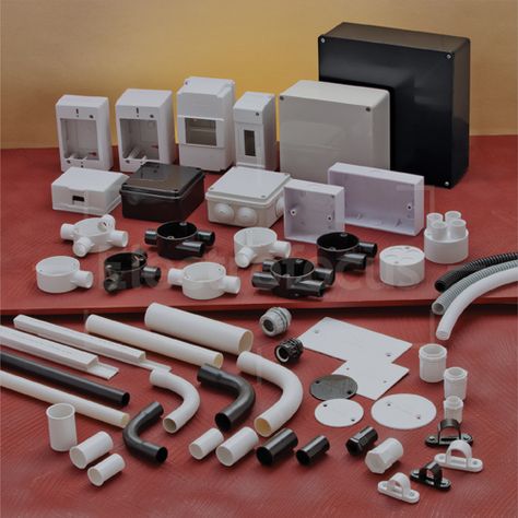 we are suppliers of PVC Conduit Fittings and Accessories and Electrical Pipes and Fittings from India Electrical Ideas, Pvc Conduit, Pipes And Fittings, Grounding Rod, Electrical Conduit, Door Bells, House Wiring, Pvc Fittings, Electronic Engineering