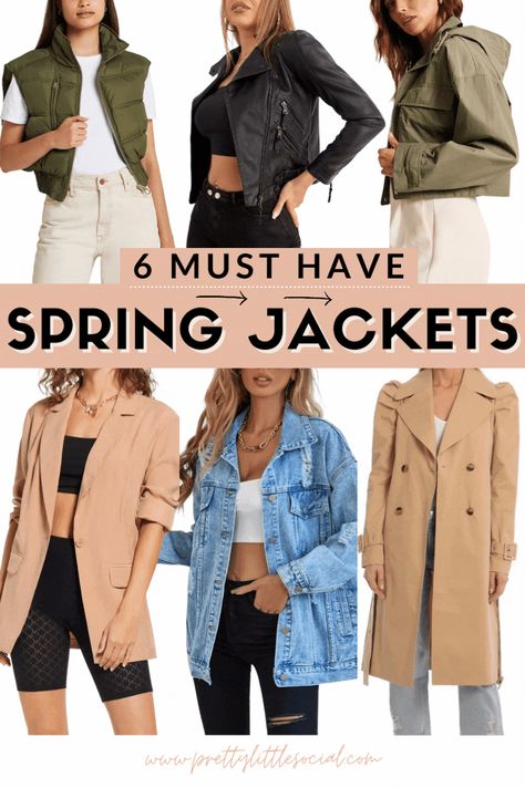 We have listed finds in the top 6 jacket styles you need for spring. Spring coats for women. Spring coats for women scasual. Spring coats for women 2022. Spring coats 2022. Spring coats women. Spring coats for women casual trench. Spring coats for women casual jacket. Spring Coats For Women Casual, Spring Coats For Women 2024, Spring Jackets For Women 2024, Spring Coats For Women, Coats For Women Casual, Spring Jackets For Women, Warm Jackets For Women, Womens Spring Coat, Spring Coats