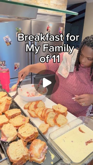 Melanie C. on Instagram: "Strawberries & Cream Cheese Stuffed Croissant Toast for breakfast on our 2nd day of being “Snowed in”. #momlife #bigfamily #LargeFamily #Breakfast #croissanttoast #frenchtoast #fyp" Croissant Toast, Stuffed Croissants, Strawberries Cream Cheese, Croissant French Toast, Stuffed French Toast Cream Cheese, Toast For Breakfast, Melanie C, Croissant Breakfast, Snowed In