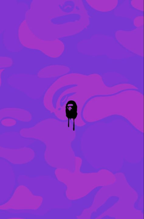 This ones dope Purple Bape Wallpaper, Purple Kaws, Kaws Purple, Hypebeast Wallpaper Iphone, Bape Purple, Bape Logo, Bape Wallpaper Iphone, Eagle Painting, Iphone Wallpaper Video