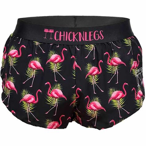 Flamingo Shorts, Running Shorts Men, Split Legs, Running Shorts Women, Chicken Legs, Cute Shorts, Nice Shorts, Man Running, Side Split