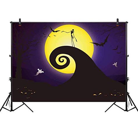 christmas photos - Allenjoy 7x5ft Happy Halloween Backdrop for 2018 Pumpkin Jack Theme Photo Studio Photography Pictures Background Nightmare Before Xmas Christmas Party Home Decor Outdoorsy Shoot Props Drop * Remain to the item at the picture web link. (This is an affiliate link). #giftideas Christmas Party Home, Halloween Party Banner, Halloween Decorations For Kids, Halloween Photography, Pumpkin Photos, Halloween Backdrop, Birthday Decorations Kids, Nightmare Before Christmas Halloween, Halloween Photo