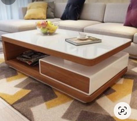 Tripai For Living Room, Center Tipoi Design, Best Center Table Design, Living Room Center Table Design, Sitting Room Cabinet Ideas, Center Table Ideas Living Room, Living Room Table With Storage, Sitting Room Table Ideas, Tipoi Table Design For Living Room