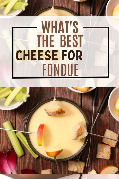 Best Cheese For Fondue, Cheese Fondue Recipes, Fondue Dinner Party, Cheese Fondue Party, Fondue Cheese, Best Cheese Fondue, Easy Cheese Fondue, Cheddar Fondue, Cheese Fondue Recipe