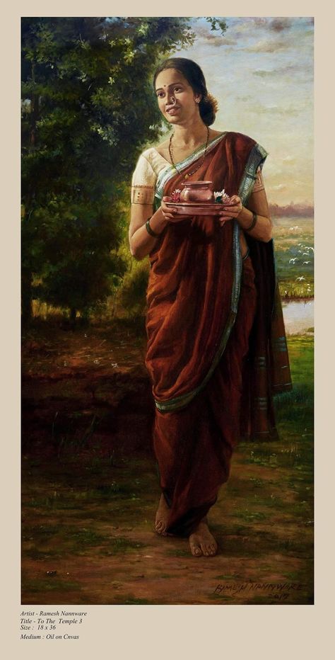 Brown Oil Painting, Ravivarma Paintings, Oil Painting Woman, Indian Women Painting, Butterfly Art Painting, Indian Painting, Female Art Painting, Art Painting Gallery, Indian Artist