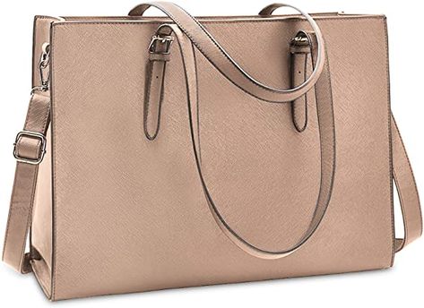 Amazon.com: Laptop Bag for Women 15.6 Inch Computer Tote Bag Business Office Briefcase Waterproof Lightweight Leather Work Bag Large Capacity Handbag Shoulder Bag Professional Office Bag Pink: Electronics Computer Tote Bag, Leather Laptop Tote Bag, Tote Bag Business, Leather Laptop Tote, Shoulder Bags For School, Laptop Tote Bag, Laptop Bag For Women, Laptop Tote, Professional Bag