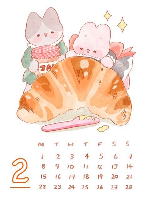 Kawaii Calendar, Cute Calendars, Collab Ideas, September Calendar, Cute Calendar, December Calendar, Kawaii Things, Calendar Ideas, Bullet Journal Aesthetic