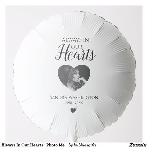 Always In Our Hearts, Memorial Service, Photo Heart, Kids Nursery Decor, Free Birthday Invitations, Free Birthday Invitation Templates, Kids Stationery, Hair Accessories Jewelry, Birds Flying