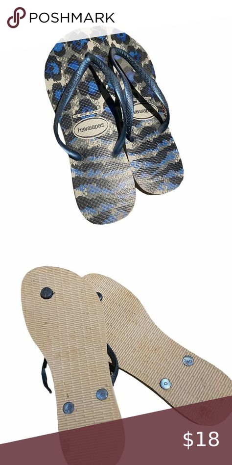 Havana’s flip flops excellent condition size 9/10 Blue Leopard, Havana, 9 And 10, Flip Flops, Conditioner, Jewelry Watches, 10 Things, Plus Fashion, Outfit Inspo