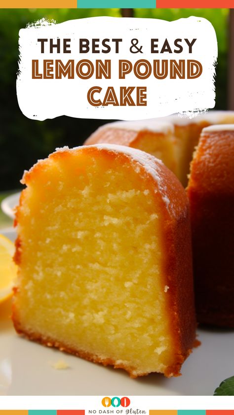 Easy Lemon Cake, Italian Lemon Pound Cake, Pound Cake Recipes Easy, Lemon Cake Easy, Irish Desserts, Lemon Pound Cake Recipe, Sour Cream Pound Cake, Lemon Cake Recipe, Lemon Dessert Recipes