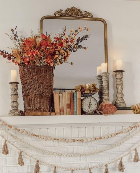 Whimsical Mantle Decor, Boho Fireplace Mantle, Boho Fireplace Mantle Decor, Boho Mantle Decor, Boho Mantle, Fireplace Mantle Decor, Fireplace Mantel Decor, Fireplace Mantle, Mantle Decor