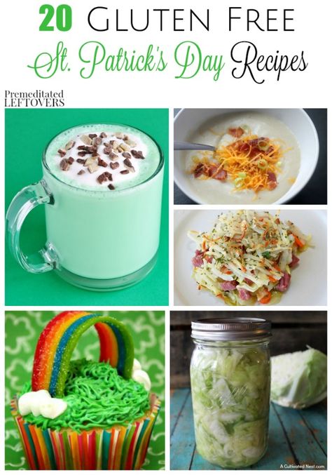 20 Gluten-Free St. Patrick's Day Recipes- Enjoy a traditional Irish Stew or fun Shamrock Cupcakes this St. Patrick's Day with these gluten-free recipes. Irish Food Recipes, Gluten Free Casserole Recipes, Traditional Irish Stew, Shamrock Cupcakes, St Patrick's Day Recipes, Gluten Free Casserole, Gluten Free Holiday Recipes, Healthy Entrees, Gluten Free Holiday