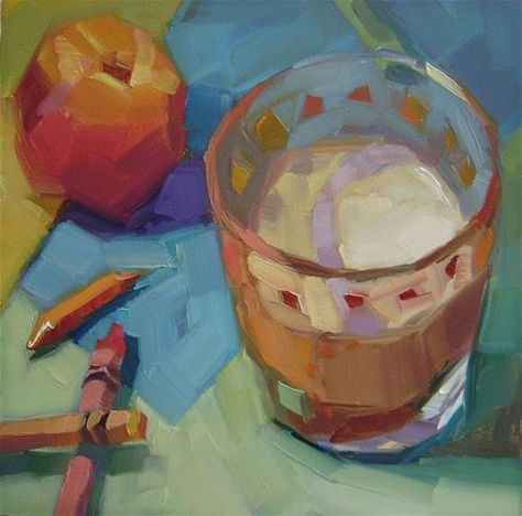 Daily+Paintworks+-+"Milking+It"+-+Original+Fine+Art+for+Sale+-+©+Holly+Storlie Holly Storlie, Timothy Horn, Apricot Jelly, Toast Art, Jam Toast, Table 2, Painting Still Life, Hyperrealism, Daily Paintworks