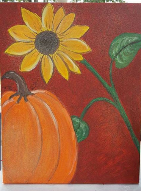 Fall Painting Easy Canvas Art Fall, Fall Easy Canvas Painting, Autumn Aesthetic Painting Easy, Fall Asthetic Paintings Easy, Thanksgiving Paintings On Canvas Easy, Thanksgiving Painting Ideas, Simple Fall Paintings, Fall Painting Ideas On Canvas, Fall Paintings On Canvas Easy Pumpkin