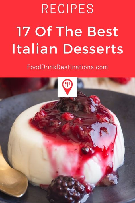 What’s not to love about Italian food? From pasta to pizza and everything in between, Italian food has it all. And then there are the incredible traditional Italian desserts. Here are some of the best Italian dessert recipes, all of which you can make at home. Italian Desserts Recipes, Cooler Ideas Fraternity, Asian Pizza, Traditional Italian Desserts, Flambe Desserts, Italian Dessert Recipes, Noodles Homemade, Asian Bakery, Dessert Names