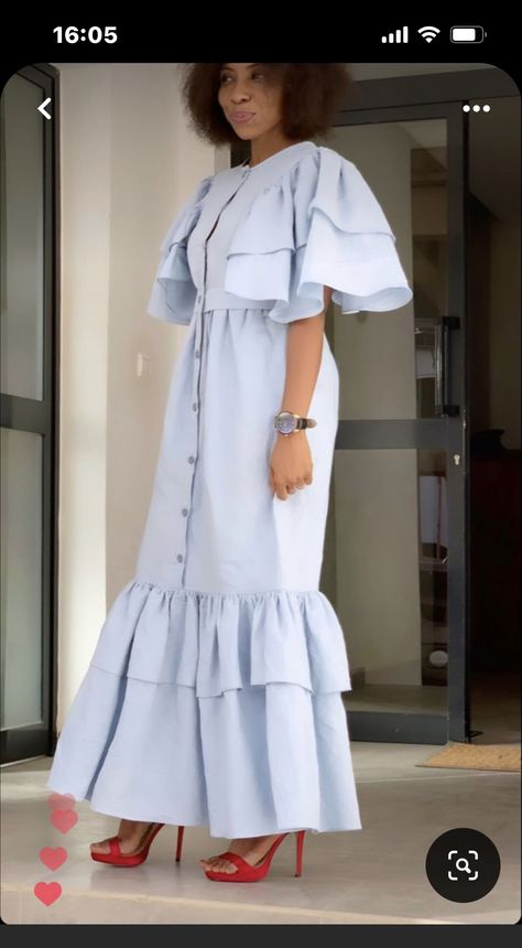 Spring Dresses Classy, Boubou Styles For Women, Islamic Fashion Dresses, Classy Short Dresses, Modest Dresses Fashion, Kaftan Designs, African Dresses For Kids, African Inspired Clothing, African Wear Dresses