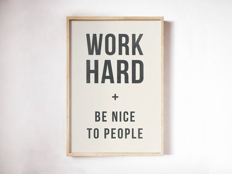 Work Hard And Be Nice, Be Nice To People, Work Cubicle, Classroom Quotes, Classroom Design, Word Work, Be Nice, Colorado Springs, Classroom Decor